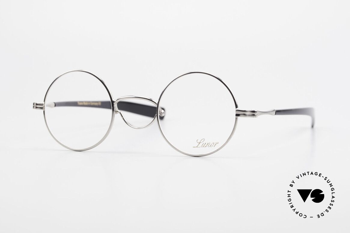 Lunor Swing A 31 Round Swing Bridge Vintage Glasses, rare, old VINTAGE LUNOR glasses of the Swing "A" series, Made for Men and Women