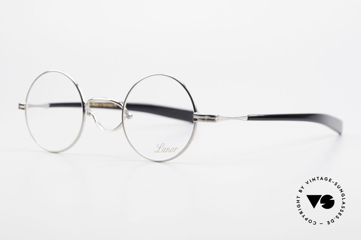 Lunor Swing A 31 Round Swing Bridge Vintage Glasses, swing bridge = homage to the antique glasses from 1900, Made for Men and Women