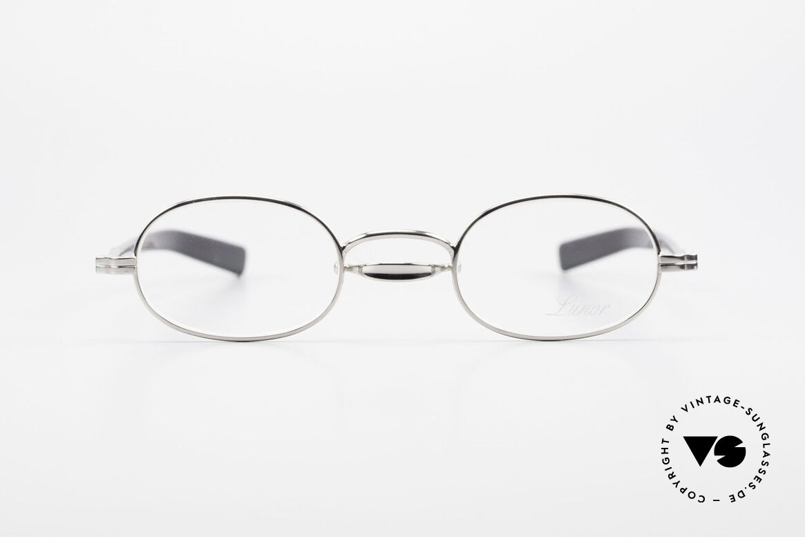 Lunor Swing A 36 Oval Swing Bridge Vintage Glasses, LUNOR: shortcut for French "Lunette d'Or" (gold glasses), Made for Men and Women