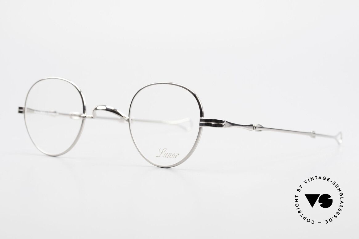 Lunor I 15 Telescopic Extendable Slide Temples, well-known for the "W-bridge" & the plain frame designs, Made for Men and Women