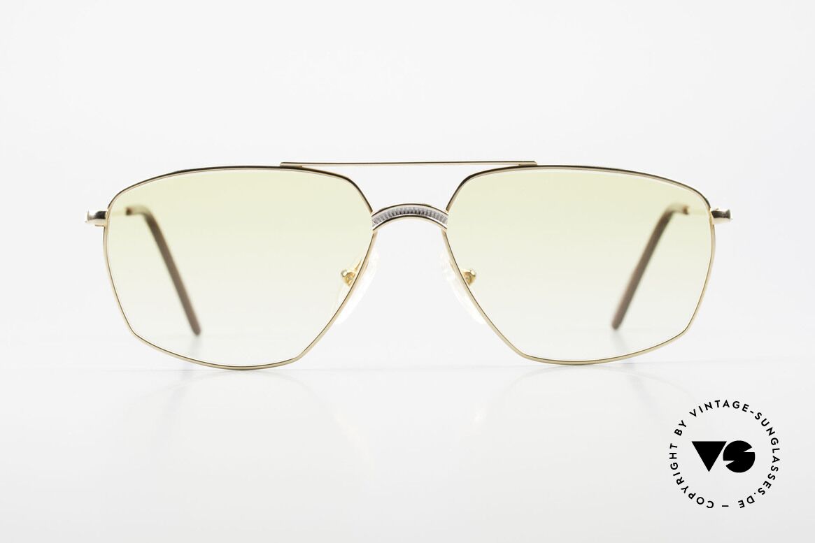 Alpina FM80 Yellow Gradient Sun Lenses, extraordinary vintage ALPINA sunglasses from 1987/88, Made for Men