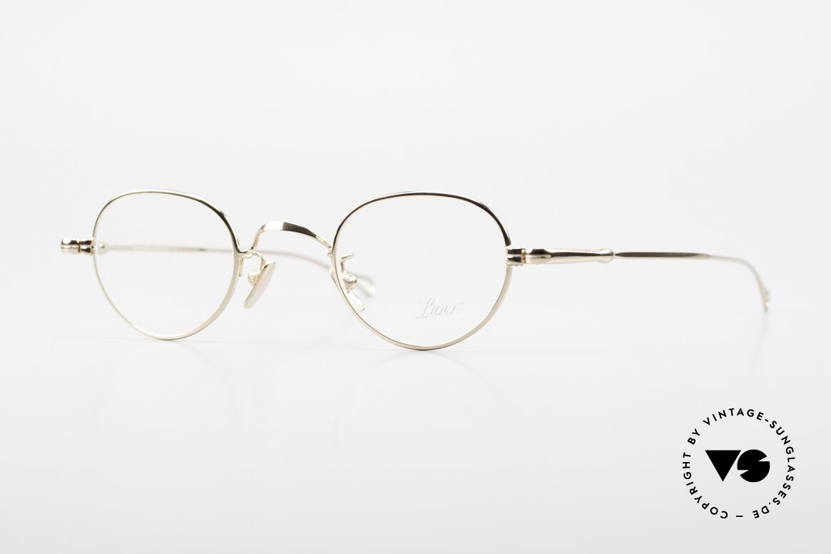 Lunor V 103 Timeless Gold Plated Glasses, LUNOR: honest craftsmanship with attention to details, Made for Men and Women