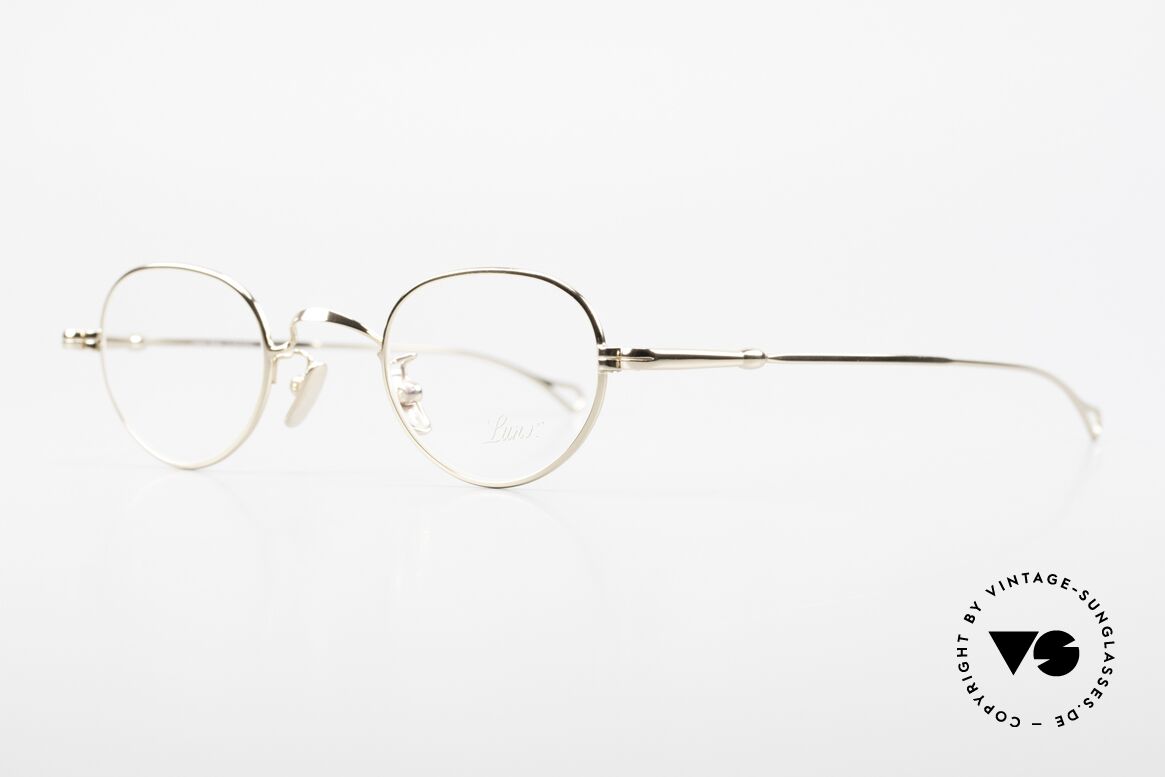 Lunor V 103 Timeless Gold Plated Glasses, model V103: very elegant metal glasses, GOLD-PLATED, Made for Men and Women