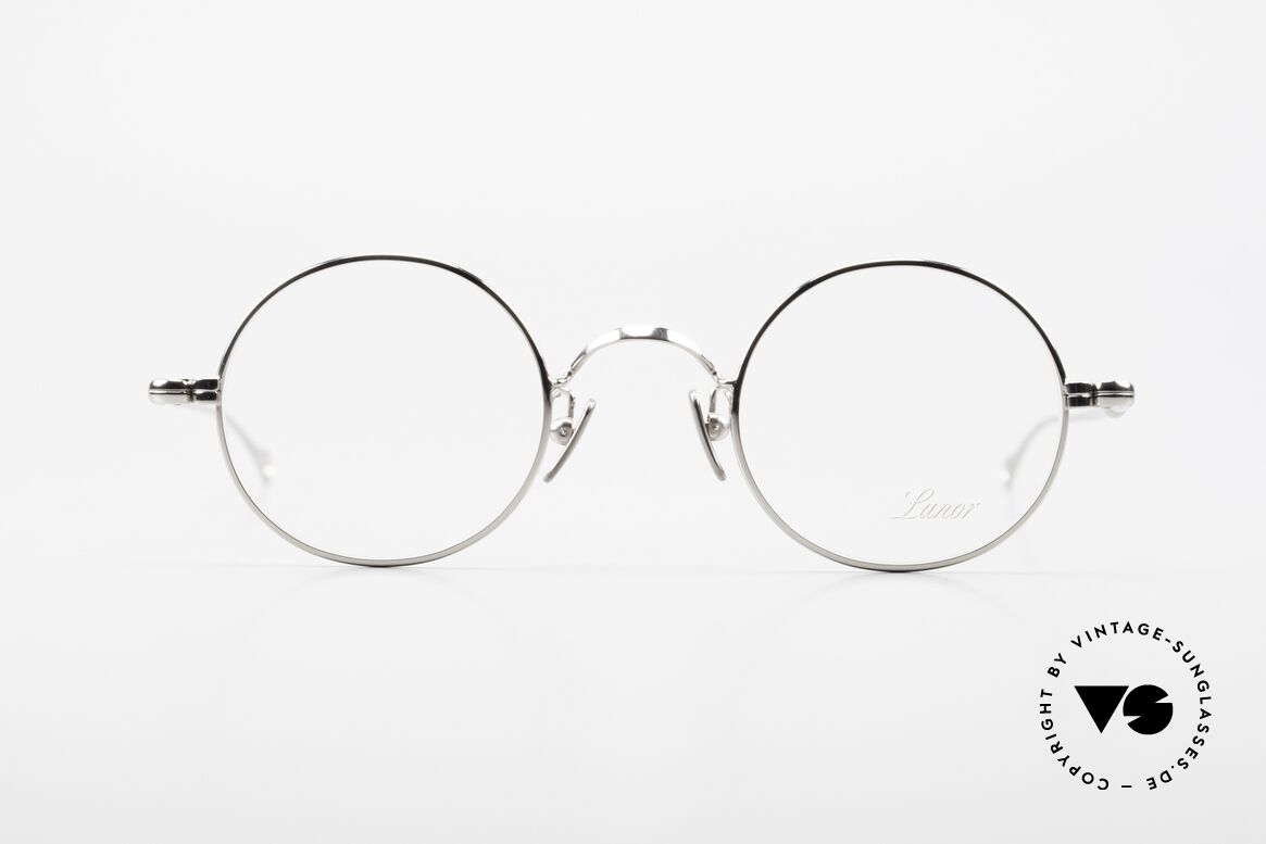 Lunor V 110 Round Vintage Glasses Timeless, LUNOR: honest craftsmanship with attention to details, Made for Men Lunor V 110 Round Vintage Glasses Timeless, LUNOR: honest craftsmanship with attention to details, Made for Men