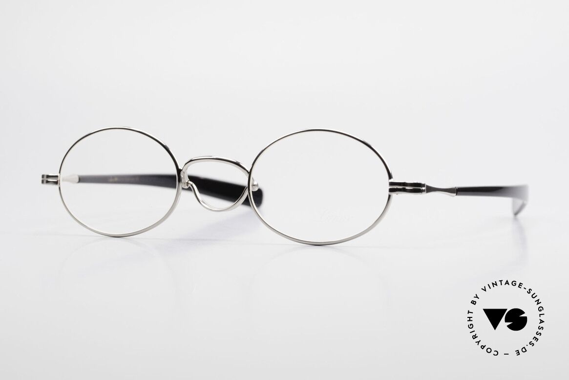 Lunor Swing A 33 Oval Swing Bridge Vintage Glasses, LUNOR: shortcut for French "Lunette d'Or" (gold glasses), Made for Men and Women