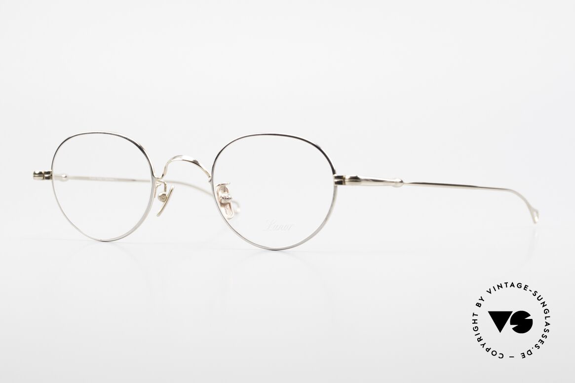 Lunor V 108 Bicolor Eyeglasses Titanium, LUNOR: honest craftsmanship with attention to details, Made for Men