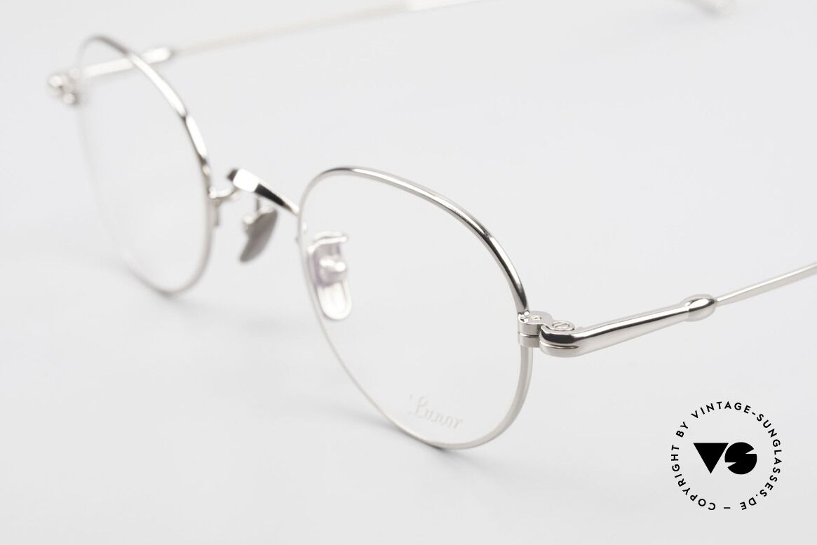 Lunor V 108 Panto Frame Platinum Plated, from the 2011's collection, but in a well-known quality, Made for Men