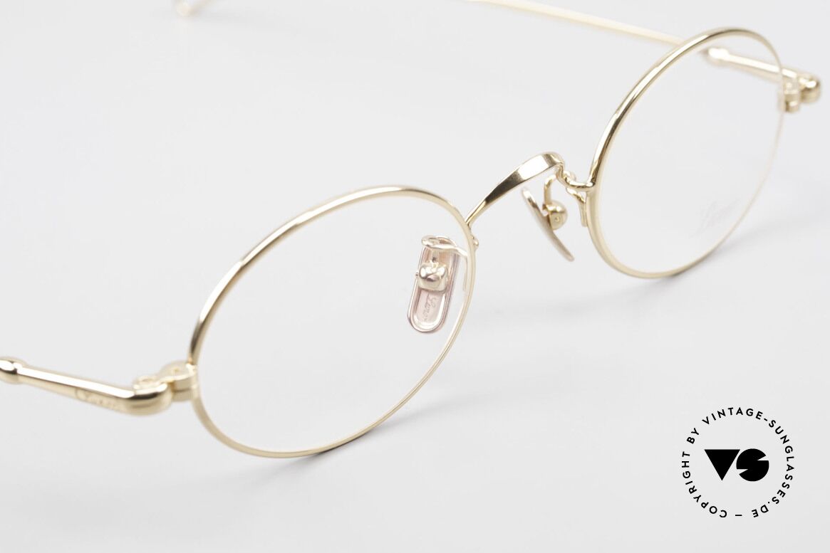 Lunor V 100 Oval Eyeglasses Gold Plated, thus, we decided to take it into our vintage collection, Made for Men and Women