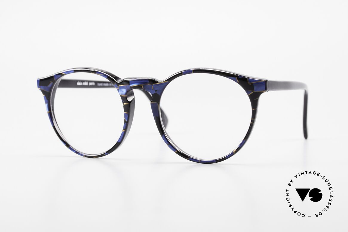 Alain Mikli 034 / 898 Panto Designer Eyeglasses, timeless vintage Alain Mikli designer eyeglasses, Made for Men and Women
