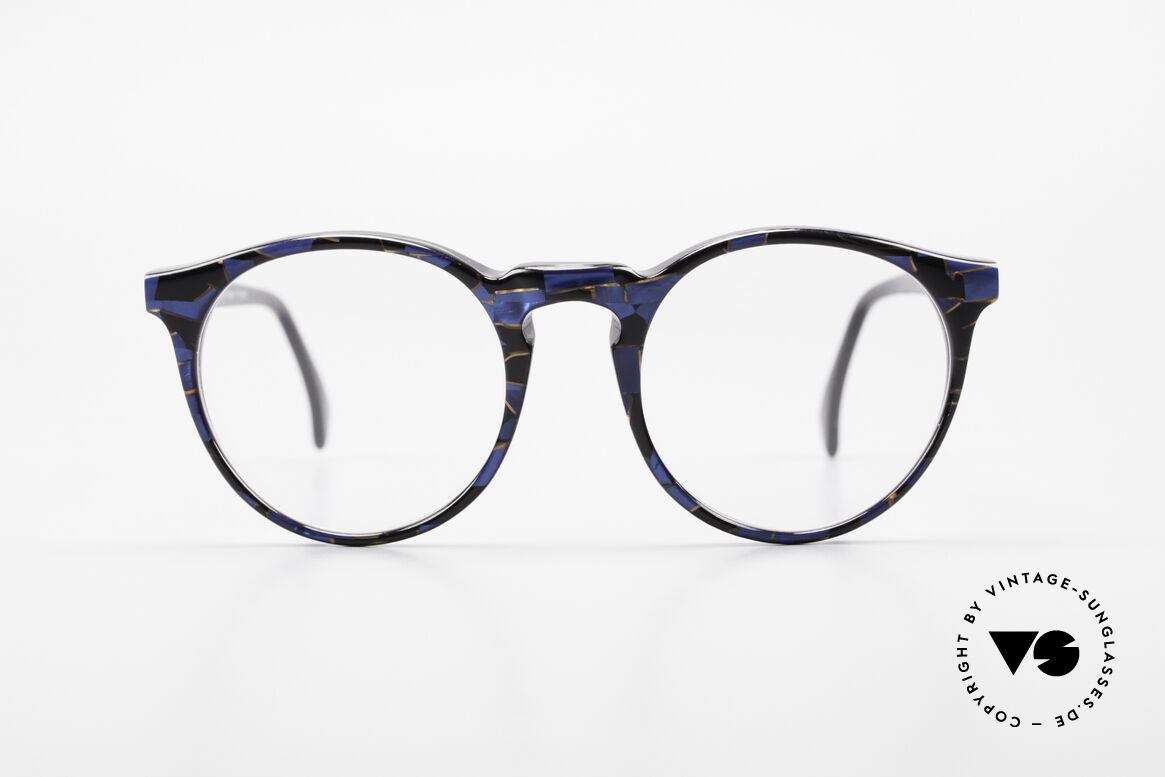 Alain Mikli 034 / 898 Panto Designer Eyeglasses, classic 'panto'-design with an interesting pattern, Made for Men and Women