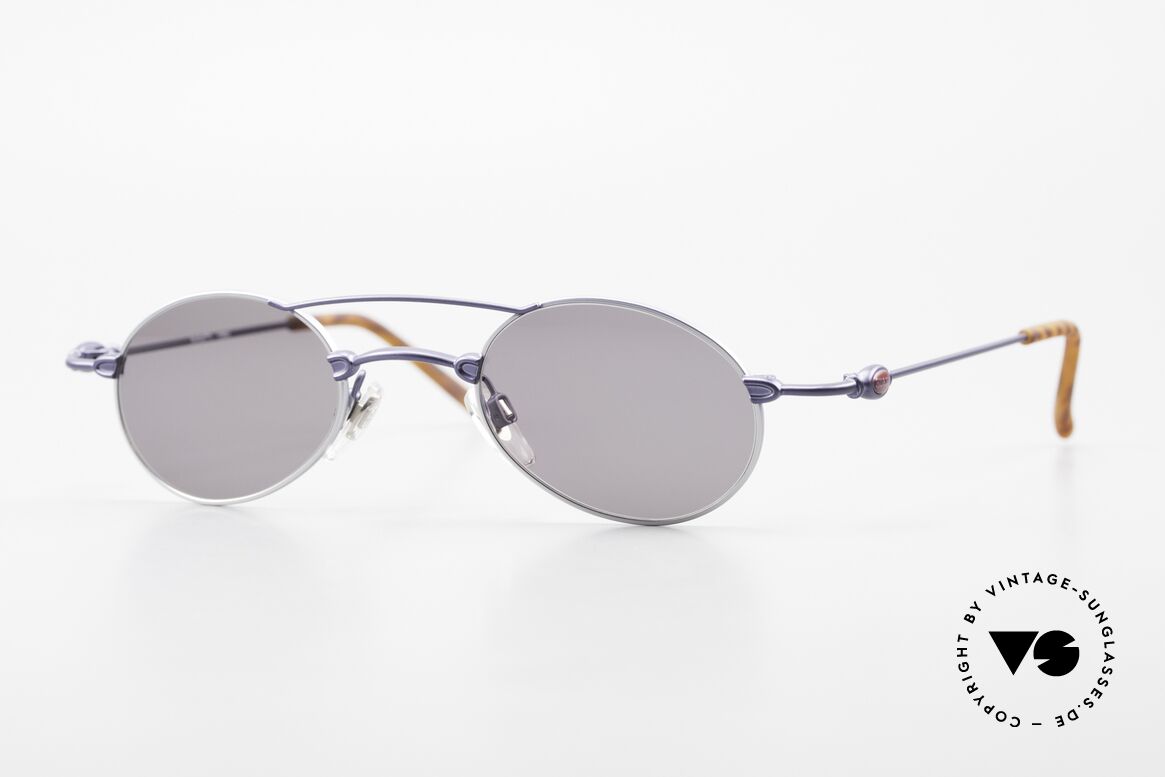 Bugatti 10864 Oval Vintage Sunglasses Men, wispy & leightweight designer sunglasses by Bugatti, Made for Men