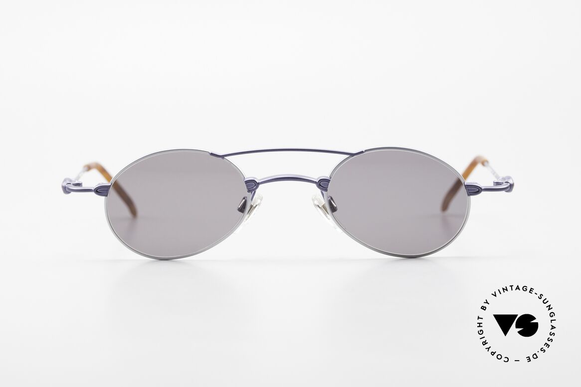 Bugatti 10864 Oval Vintage Sunglasses Men, materials and craftsmanship on top level; size 44°23, Made for Men