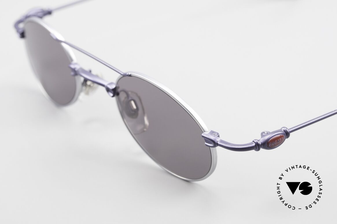 Bugatti 10864 Oval Vintage Sunglasses Men, unworn rarity of the late 90's (incl. Bugatti hard case), Made for Men