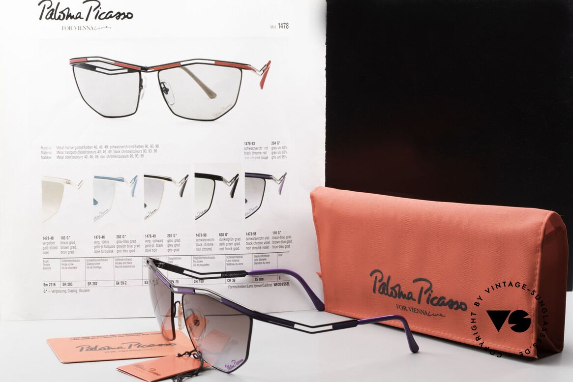 Paloma Picasso 1478 Rare 1990's Ladies Sunglasses, Size: large, Made for Women