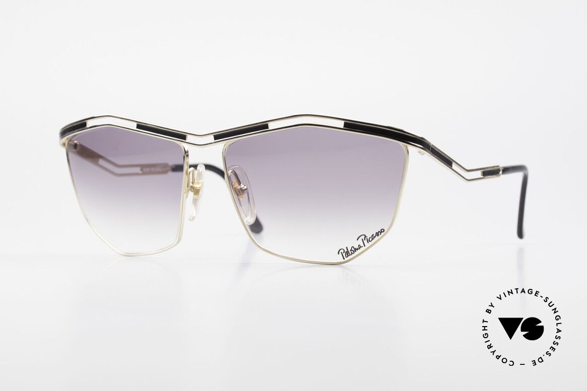 Paloma Picasso 1478 No Retro Sunglasses 90's Rarity, VINTAGE designer sunglasses by PALOMA Picasso, Made for Women