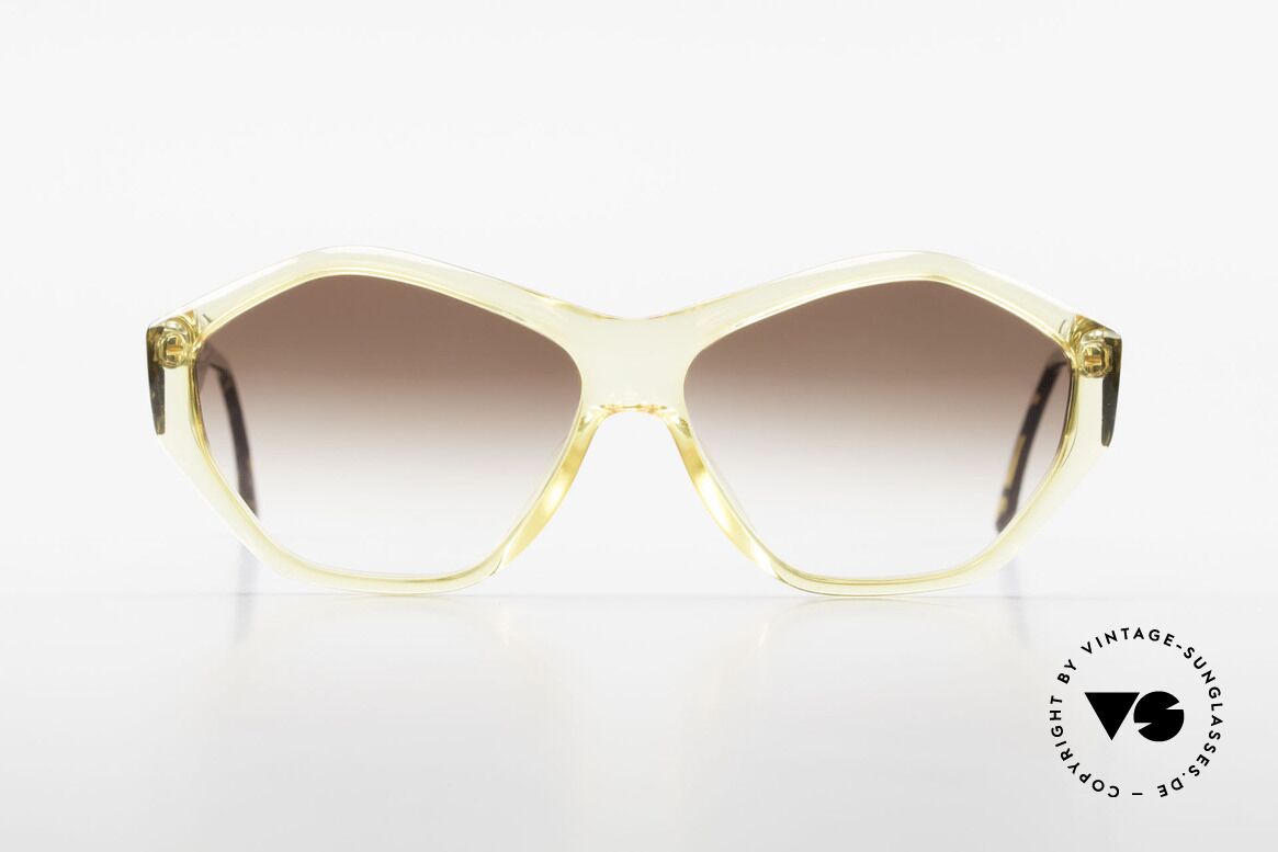 Paloma Picasso 1463 Optyl Sunglasses 90's Ladies, spectacular design meets a brilliant frame pattern, Made for Women