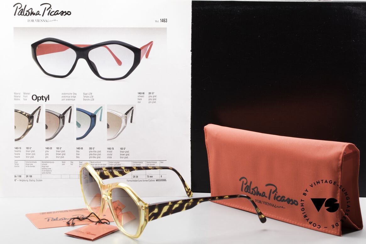 Paloma Picasso 1463 Optyl Sunglasses 90's Ladies, Size: medium, Made for Women