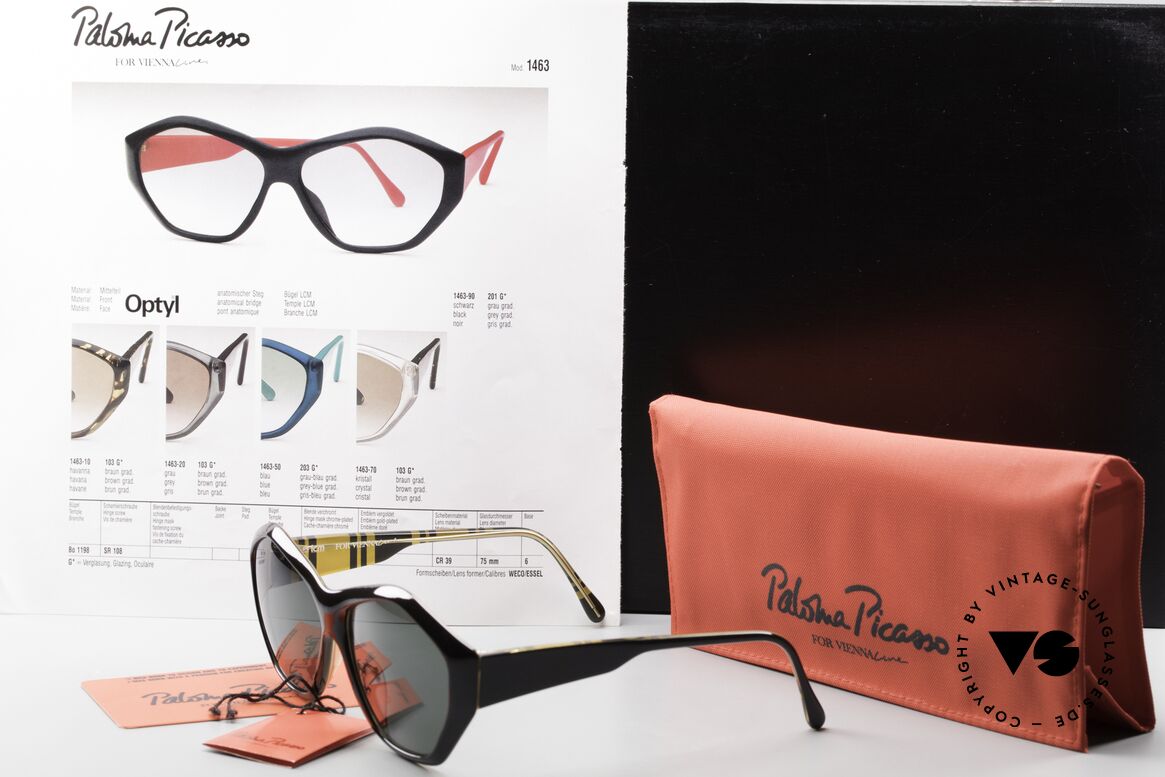 Paloma Picasso 1463 90's Ladies Sunglasses Optyl, Size: medium, Made for Women