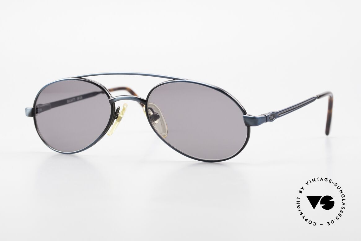 Bugatti 08128 Metal Frame With Spring Hinges, classic Bugatti sunglasses from app. 1995/96, Made for Men