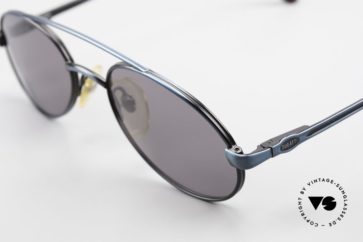 Bugatti 08128 Metal Frame With Spring Hinges, top-notch quality, made in France, in size 49, Made for Men