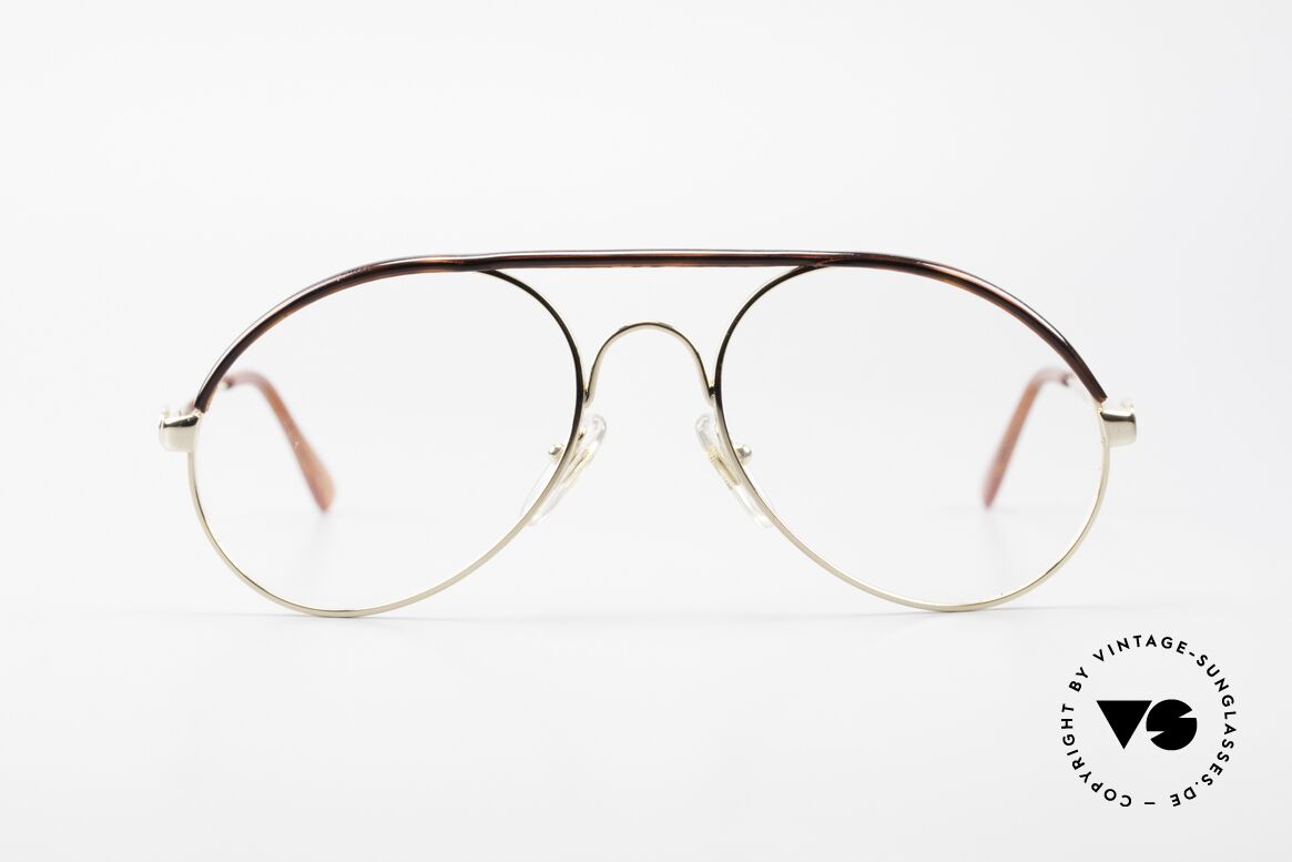 Bugatti 65986 Men's 80's Frame Gold Plated, legendary vintage BUGATTI 'tear drop' design, Made for Men