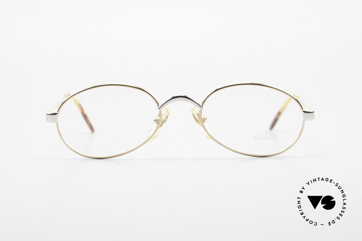Bugatti 15708 Oval 90's Vintage Specs Rare, elegant vintage designer eyeglass-frame by BUGATTI, Made for Men and Women
