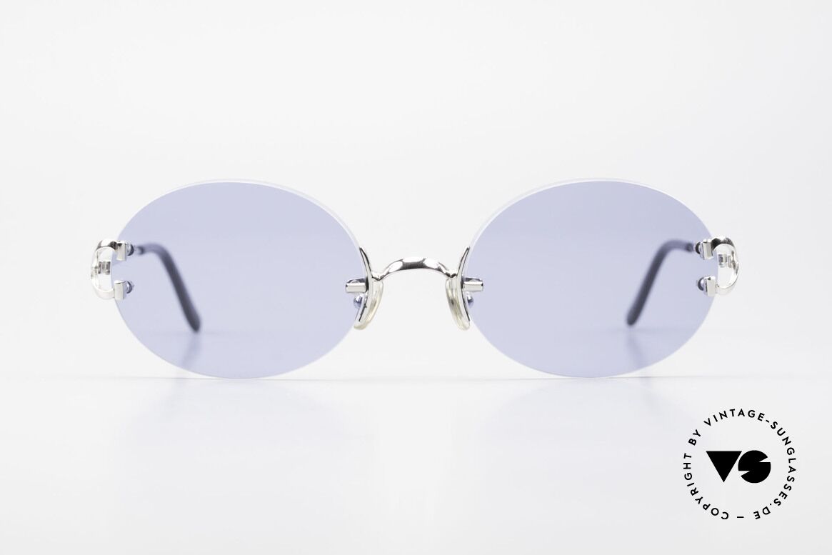 Cartier Rimless Giverny Oval Rimless Luxury Shades, noble rimless Cartier luxury sunglasses from 1999, Made for Men and Women Cartier Rimless Giverny Oval Rimless Luxury Shades, noble rimless Cartier luxury sunglasses from 1999, Made for Men and Women