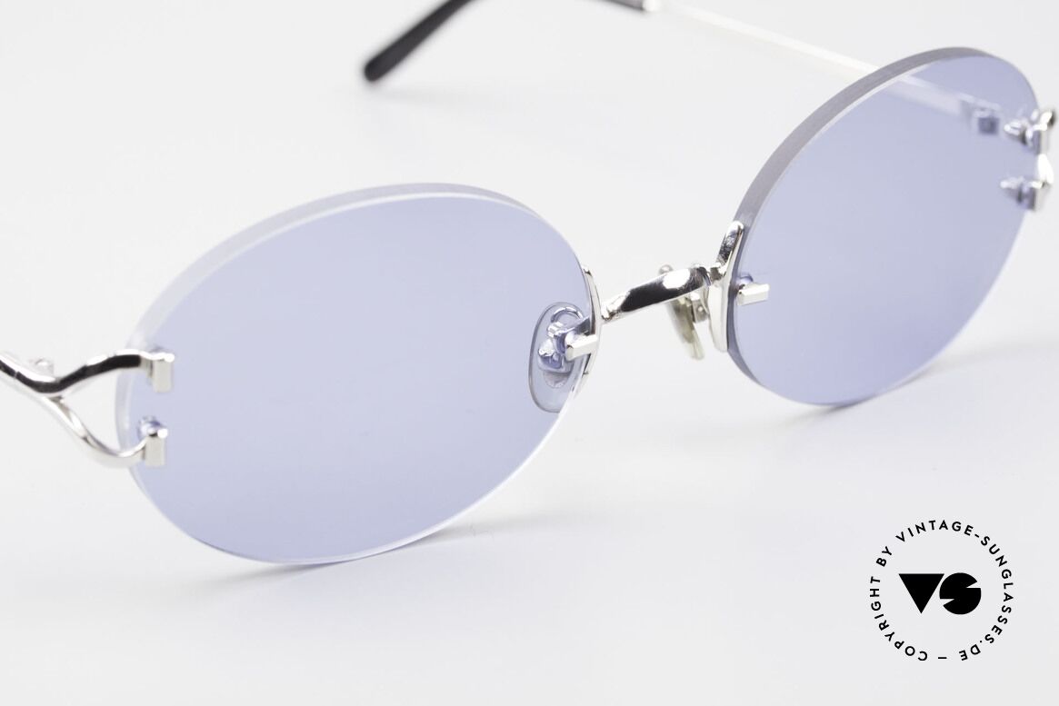 Cartier Rimless Giverny Oval Rimless Luxury Shades, 2. hand model, but in mint condition + Cartier box, Made for Men and Women