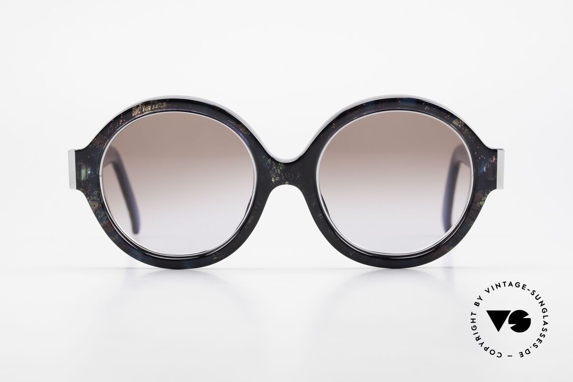 Christian Dior 2446 80's Sunglasses Ladies Round, round 1980's ladies designer sunglasses by Chr. Dior, Made for Women