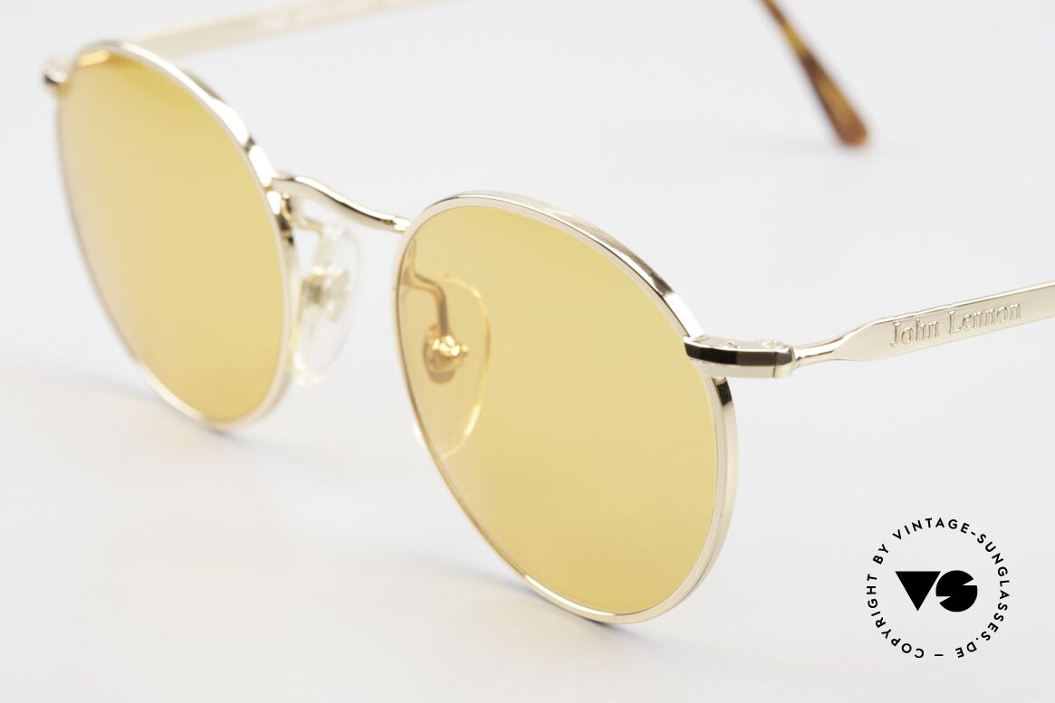 John Lennon - The Dreamer Extra Small Round Sunglasses, orange sun lenses (wearable at night); rare and unique!, Made for Men and Women