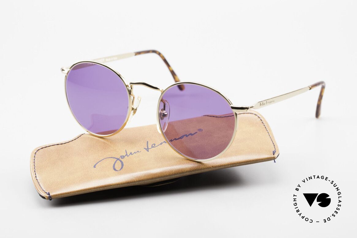 John Lennon - The Dreamer Extra Small Panto Sunglasses, 118mm frame width = EXTRA SMALL fit; 47mm lens size, Made for Men and Women