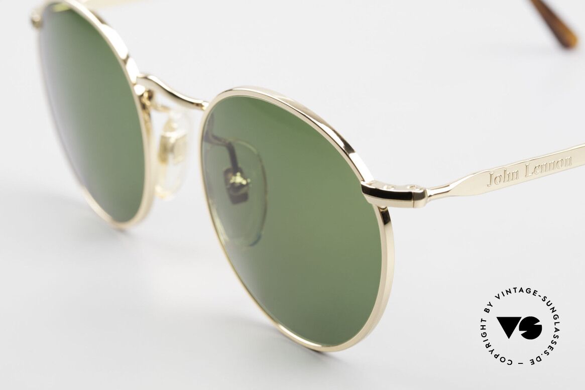 John Lennon - The Dreamer Original JL Collection Glasses, grass-green plastic sun lenses (for 100% UV protection), Made for Men and Women