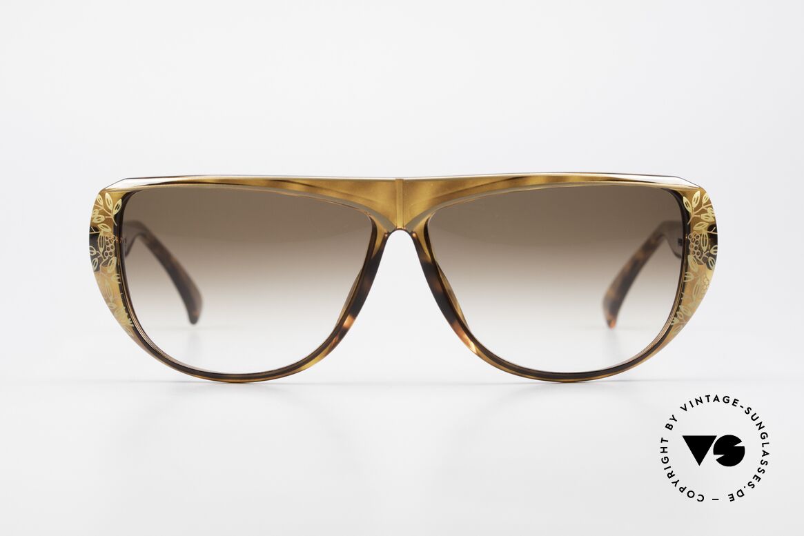 Christian Dior 2421 Ladies Sunglasses 80's Rarity, glamorous colors & pattern thanks to Optyl material, Made for Women