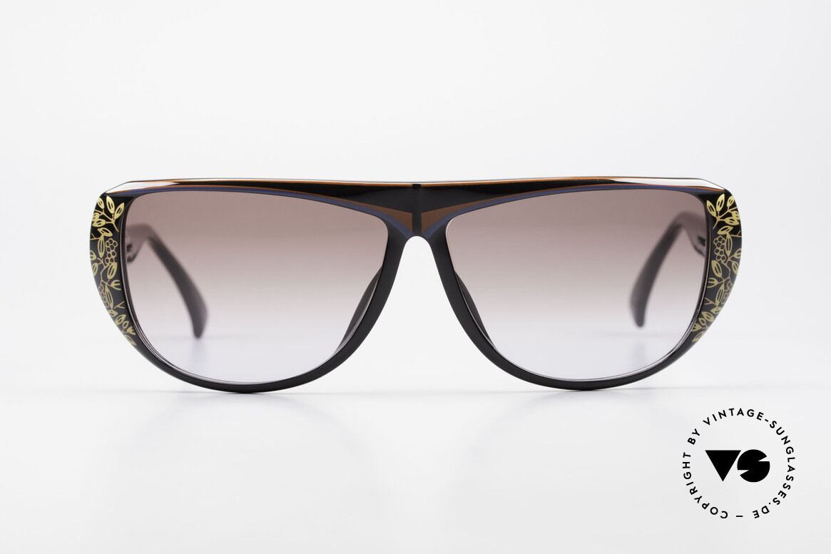 Christian Dior 2421 Ladies Sunglasses 80's Optyl, glamorous colors & pattern thanks to Optyl material, Made for Women