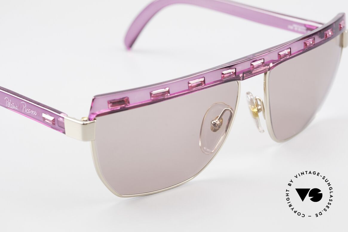 Paloma Picasso 3706 Pink Ladies Gem Sunglasses, fancy gimmick: the case can be used as wallet, too, Made for Women