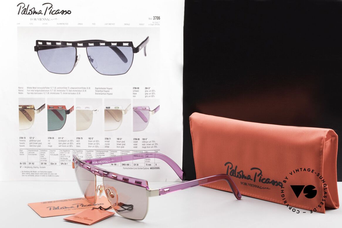 Paloma Picasso 3706 Pink Ladies Gem Sunglasses, Size: medium, Made for Women