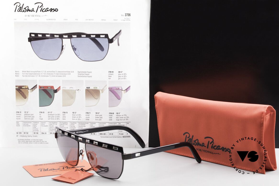 Paloma Picasso 3706 Ladies Sunglasses Crystal Gem, Size: medium, Made for Women