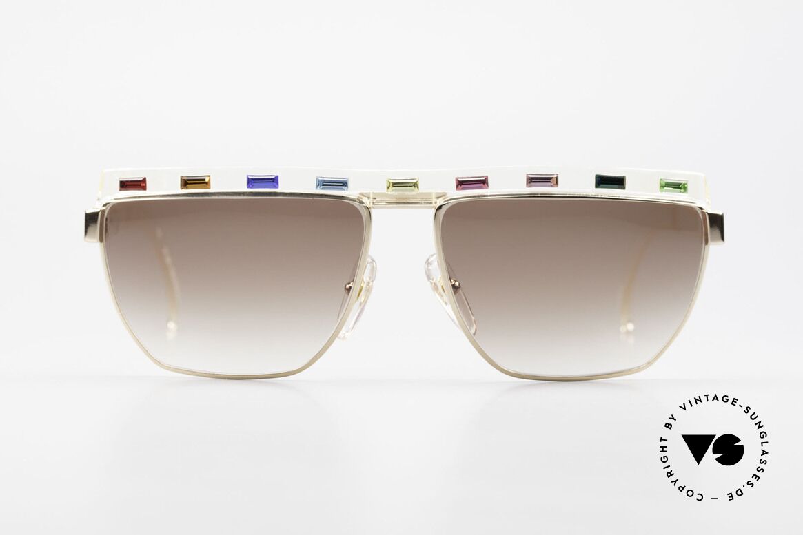 Paloma Picasso 3706 With Colors Of All Gemstones, ladies 90's designer sunglasses by PALOMA Picasso, Made for Women