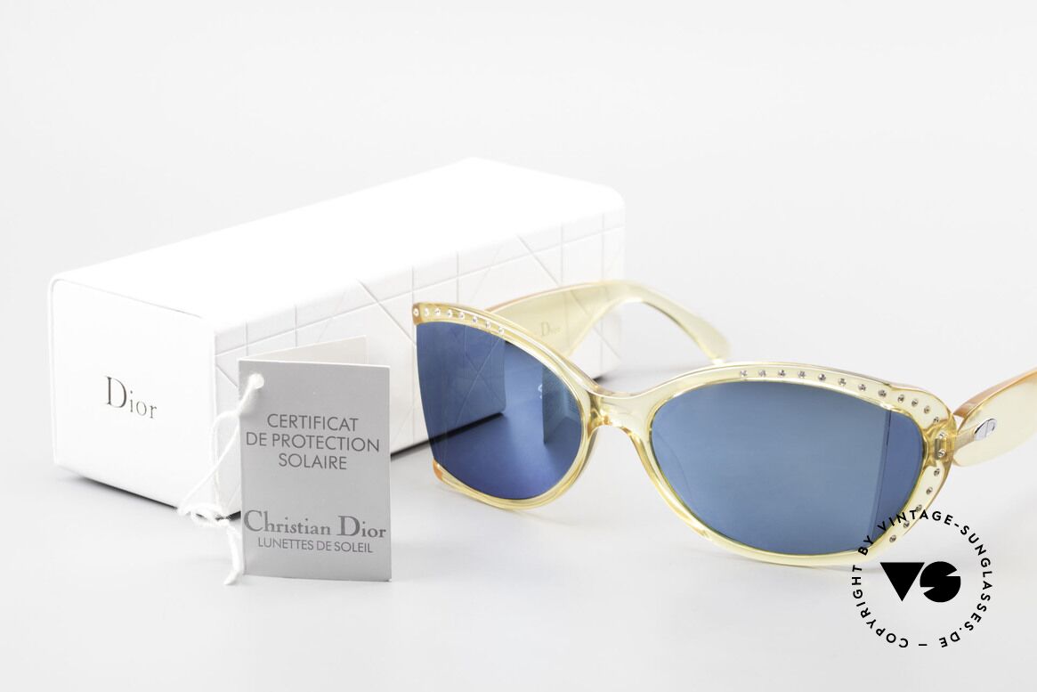 Christian Dior 2439 80's Crystal Sunglasses Gem, Size: medium, Made for Women