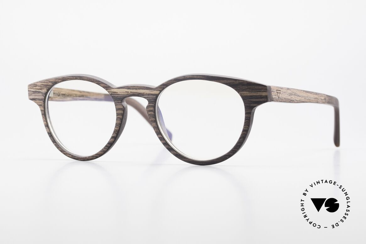 Kerbholz Friedrich Panto Wood Glasses Kingwood, WOOD panto glasses by Kerbholz, made in Germany, Made for Men and Women