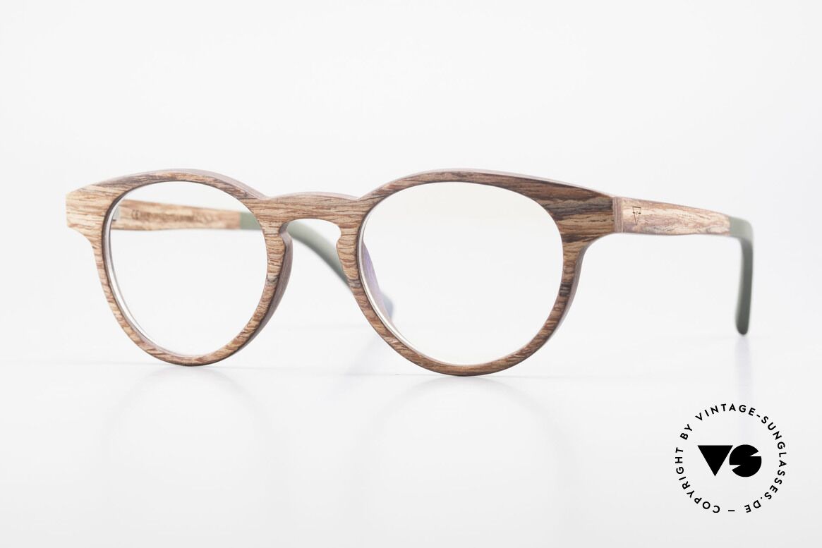 Kerbholz Friedrich Wood Glasses Panto Rosewood, WOOD panto glasses by Kerbholz, made in Germany, Made for Men and Women