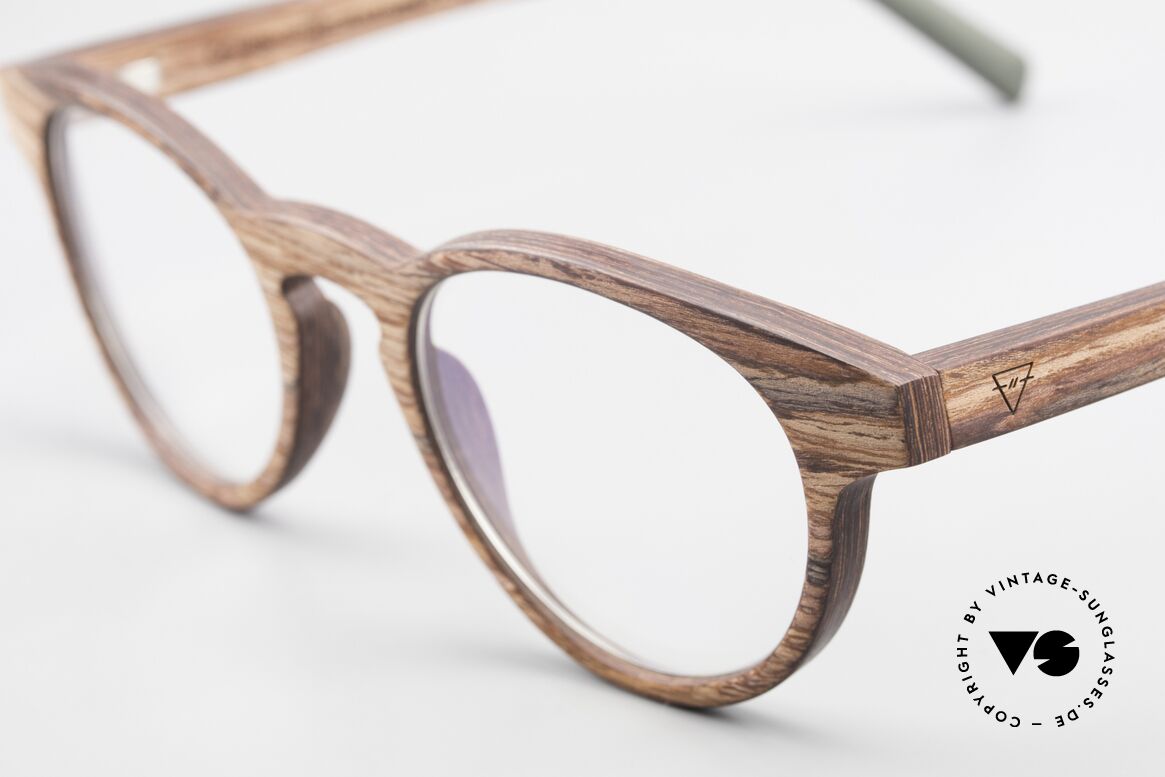 Kerbholz Friedrich Wood Glasses Panto Rosewood, a unique rarity (pure natural material, handmade), Made for Men and Women