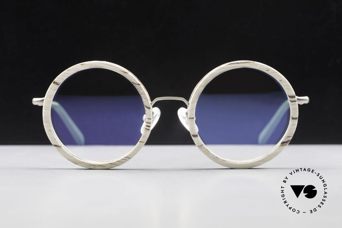 Kerbholz Rudolph Round Wood Frame White Birch, made from White Birch: typically white/brown texture, Made for Men and Women