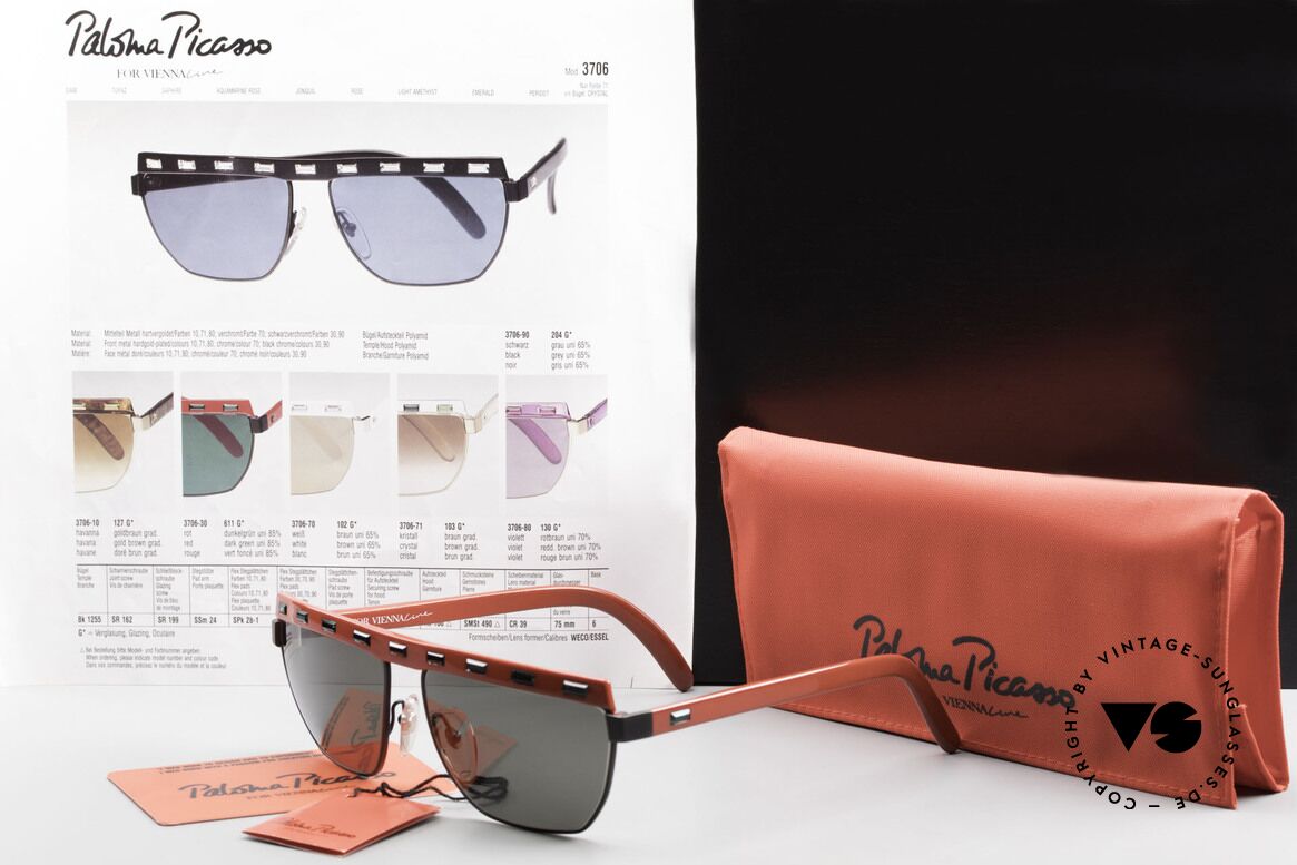 Paloma Picasso 3706 90's Ladies Gem Sunglasses, Size: medium, Made for Women