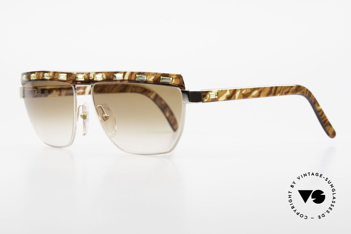 Paloma Picasso 3706 Ladies Gem Sunglasses 90's, in 1990, Paloma created these beautiful sunglasses, Made for Women