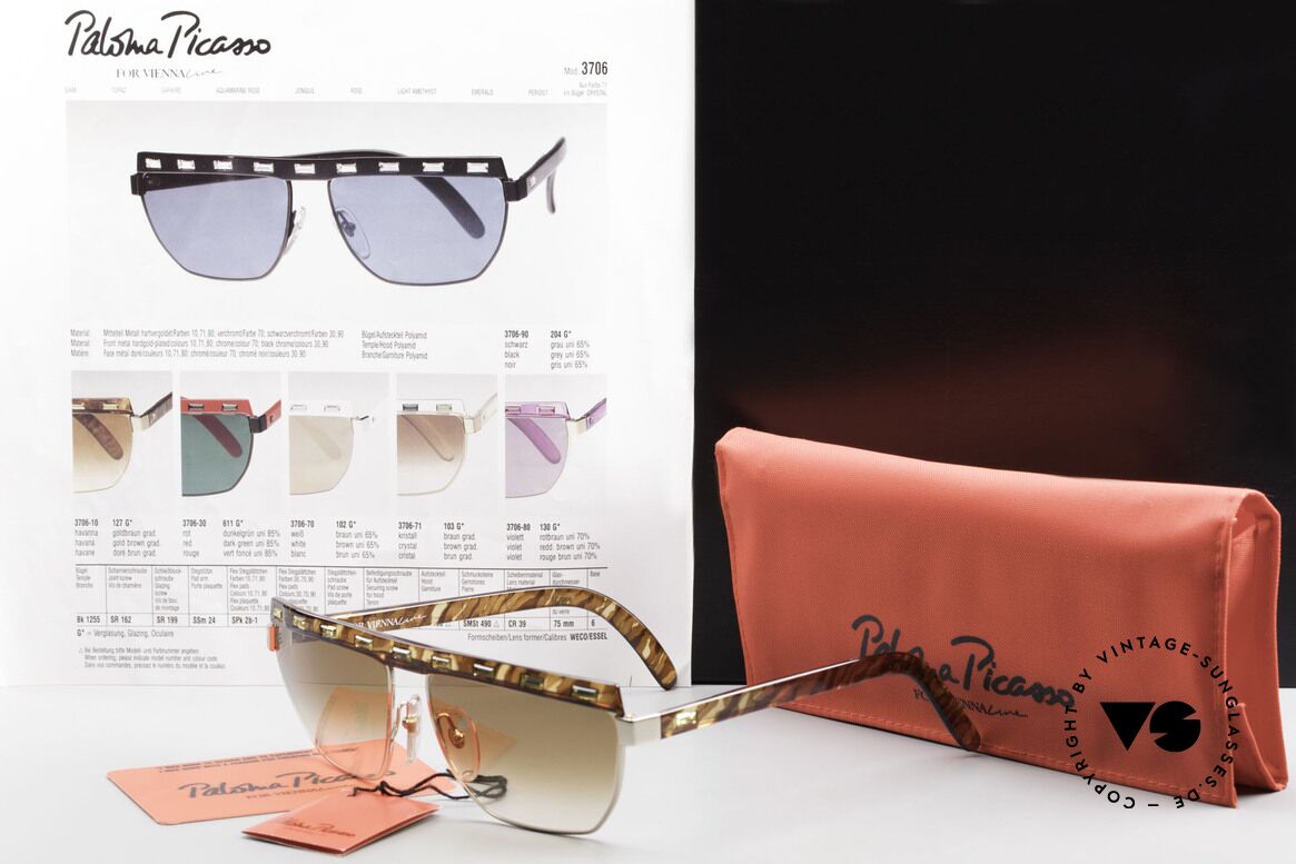 Paloma Picasso 3706 Ladies Gem Sunglasses 90's, Size: medium, Made for Women
