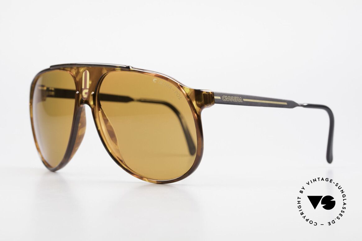 Carrera 5424 80's Sunglasses Polarized Lens, combination of "Sport Performance" & aviator style, Made for Men