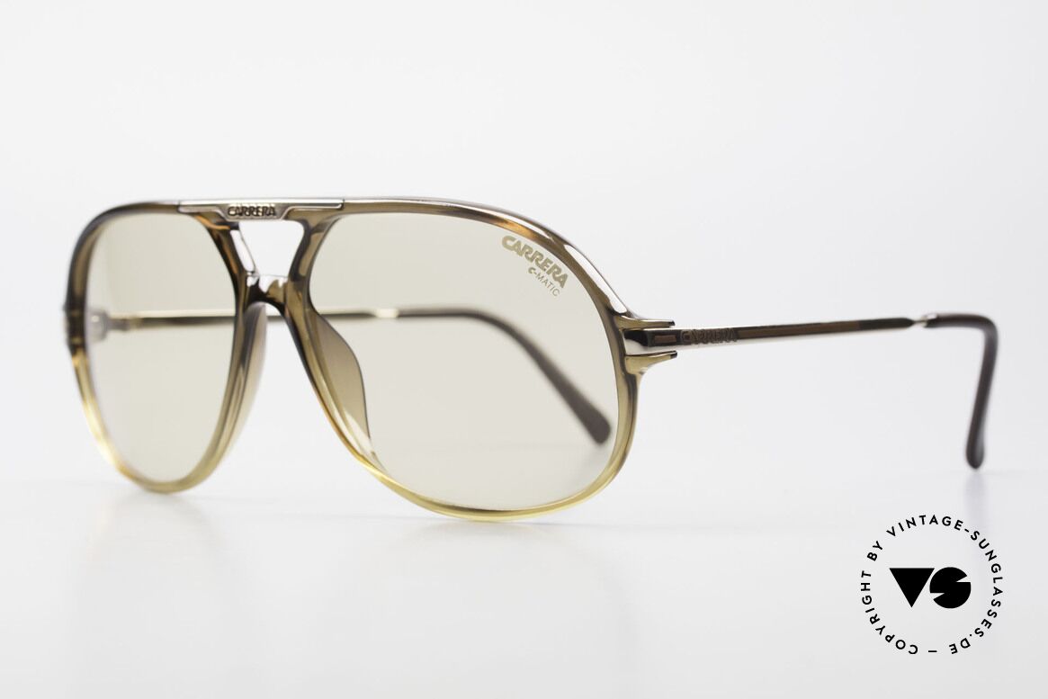 Carrera 5411 C-Matic Lenses Darken Automatically, lenses are darker in the sun and lighter in the shade, Made for Men