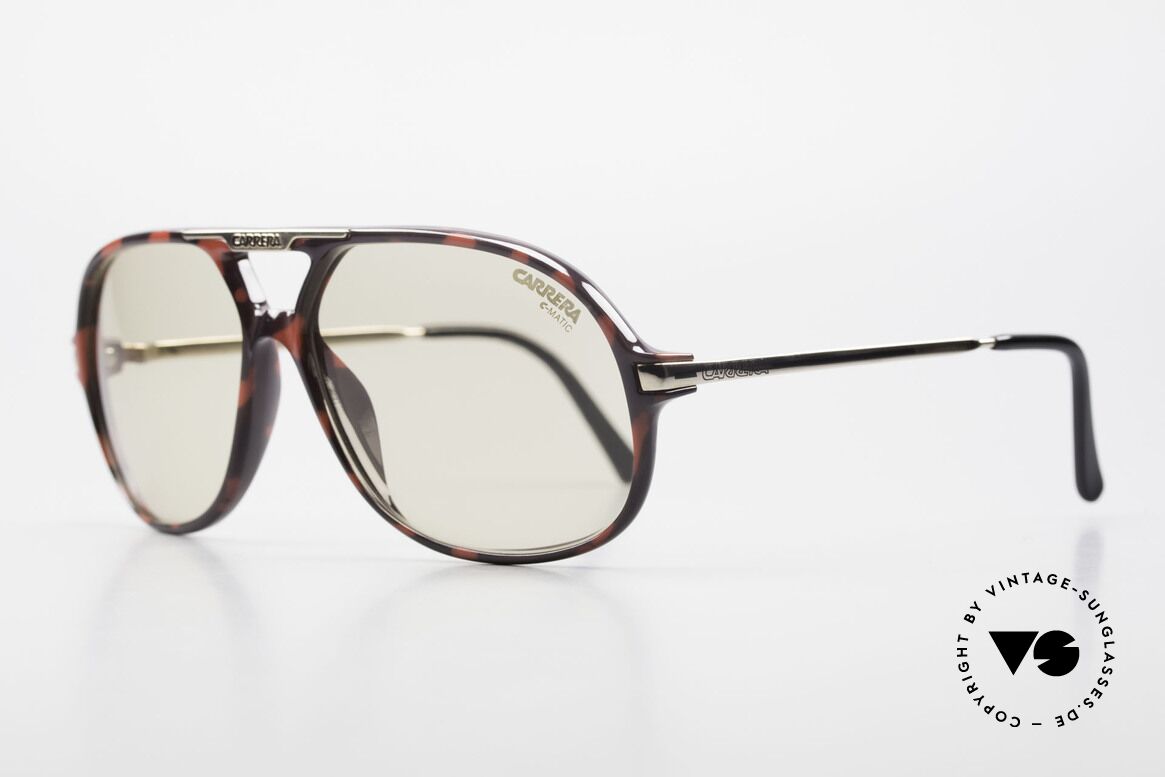 Carrera 5411 C-Matic Photochromic Automatic Lens, lenses are darker in the sun and lighter in the shade, Made for Men