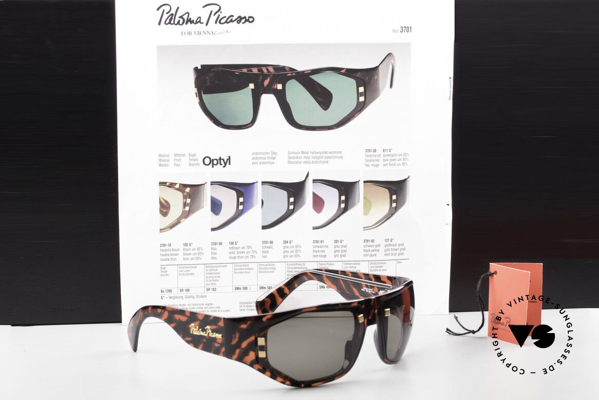 Paloma Picasso 3701 90's Wrap Sunglasses Ladies, Size: medium, Made for Women
